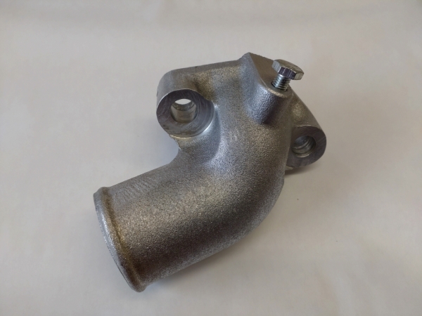 Wassereinlaufstutzen, aus Alu mit Dichtung, originalgetreuer Nachguß aus Deutschland